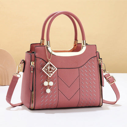 👜✨ Bolsa feminina premium com costura em V – elegante, espaçosa e versátil