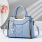 👜✨ Bolsa feminina premium com costura em V – elegante, espaçosa e versátil