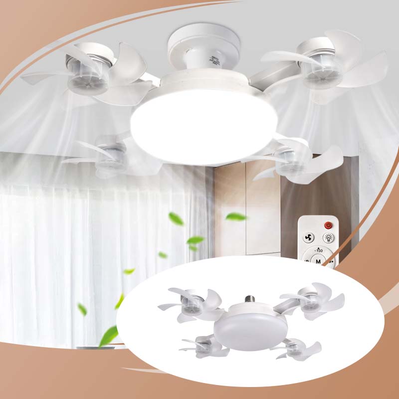 💡🌀 Ventilador de teto LED moderno com controle remoto – conforto e iluminação 2 em 1