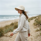🧢 Chapéu Feminino de Proteção Solar UPF50+ – Leve, Ajustável e Ideal para Praia, Viagens e Verão