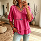 🌿👚 Blusa feminina boho com franjas vazadas – estilo leve e elegante