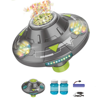 🛸🫧 Máquina de bolhas OVNI automática – diversão mágica para crianças e festas