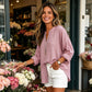 👚✨ Blusa feminina respirável com decote em V – conforto e estilo para o dia a dia