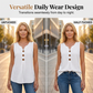 ✨ Blusa Feminina de Verão Decote em V – Leve, Respirável e Elegante para o Dia a Dia
