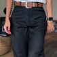 Calça Blazer Feminina Casual de Cintura Alta e Corte Reto