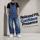 👖 Macacão Jeans Masculino Casual – Conforto, Bolsos Práticos e Estilo Vintage Durável