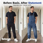 👖 Macacão Jeans Masculino Casual – Conforto, Bolsos Práticos e Estilo Vintage Durável