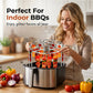 ✨Suporte de espetos de aço inoxidável para air fryer🍢