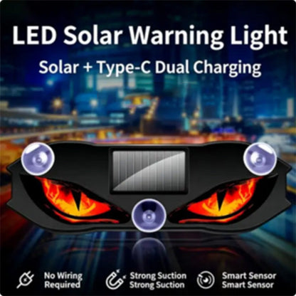 🚗🔥 Luz LED Solar para Carro com Sensor de Vibração – Mais Estilo e Segurança na Estrada
