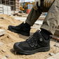 📢 Frete Grátis 🎁 Sapatos de Segurança Masculinos com Biqueira de Aço e Sistema de Cadarço Rotativo