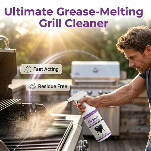 🔥🍖 Limpador de Grelha Profissional – Remove Gordura e Crostas Difíceis em Minutos Sem Esforço