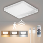 💡 Luminária de Teto LED com Sensor de Movimento – Iluminação Automática Sem Fio Para Qualquer Ambiente