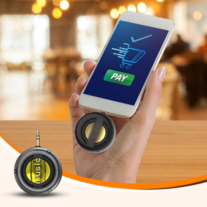 Amplificador portátil para celular com plugue