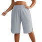 🩳✨ Shorts Femininos Plus Size de Cintura Alta – Conforto ultramacio, pernas largas e liberdade para se movimentar