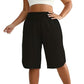🩳✨ Shorts Femininos Plus Size de Cintura Alta – Conforto ultramacio, pernas largas e liberdade para se movimentar
