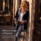 🧥✨ Jaqueta Feminina de Tricô com Patchwork de Jeans – Conforto, estilo moderno e caimento elegante