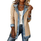 🧥✨ Jaqueta Feminina de Tricô com Patchwork de Jeans – Conforto, estilo moderno e caimento elegante