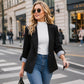 🧥✨ Blazer Feminino Elegante de Outono – Sofisticação, conforto e estilo moderno para trabalho e ocasiões especiais