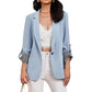 🧥✨ Blazer Feminino Elegante de Outono – Sofisticação, conforto e estilo moderno para trabalho e ocasiões especiais