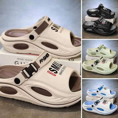 🩴✨ Sandália-Chinelo Masculina Conversível – Conforto Anatômico, Amortecimento Leve e Segurança a Cada Passo