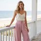 👖✨ Calça Feminina de Cintura Alta e Perna Larga – Caimento fluido, silhueta elegante e conforto para o dia todo