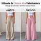 👖✨ Calça Feminina de Cintura Alta e Perna Larga – Caimento fluido, silhueta elegante e conforto para o dia todo