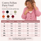 🔥👗 50% OFF! Cardigan de Tricô com Gola Babado Feminino – Elegante, Macio e Aconchegante
