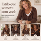 🔥👗 50% OFF! Cardigan de Tricô com Gola Babado Feminino – Elegante, Macio e Aconchegante