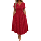 🔥👗 50% OFF! Vestido Feminino de Glitter com Decote em V – Elegante, Brilhante e Sofisticado
