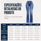Jeans Feminino com Detalhes Laterais Recortados