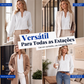 Blusa Feminina de Renda com Decote V