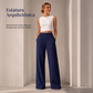 Calça Pantalona Feminina Leve de Cintura Alta