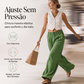 Calça Pantalona Feminina Leve de Cintura Alta