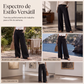 Calça Pantalona Feminina Leve de Cintura Alta
