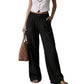 Calça Pantalona Feminina Leve de Cintura Alta