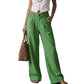 Calça Pantalona Feminina Leve de Cintura Alta