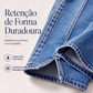Jeans Feminino Cintura Alta e Perna Larga – Caimento Elegante
