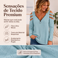 🔥 SAI DO BÁSICO | Blusa Feminina com Recorte nos Ombros e Zíper -50%