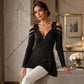 🔥 SAI DO BÁSICO | Blusa Feminina com Recorte nos Ombros e Zíper -50%