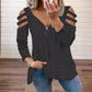 🔥 SAI DO BÁSICO | Blusa Feminina com Recorte nos Ombros e Zíper -50%