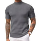 ✨ ELEGÂNCIA SEM CAMISA SOCIAL | Camiseta Canelada Masculina -50%