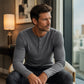 👕 NÃO É SÓ MAIS UMA CAMISETA | Henley Masculina Canelada -50%
