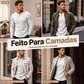 👕 NÃO É SÓ MAIS UMA CAMISETA | Henley Masculina Canelada -50%