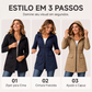 🔥🧥 50% OFF! Jaqueta Feminina com Capuz – Resistente ao Vento, Confortável e Perfeita para o Dia a Dia