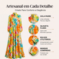 🎨 VISTA SUA PERSONALIDADE | Vestido Longo Feminino Estampado -50%