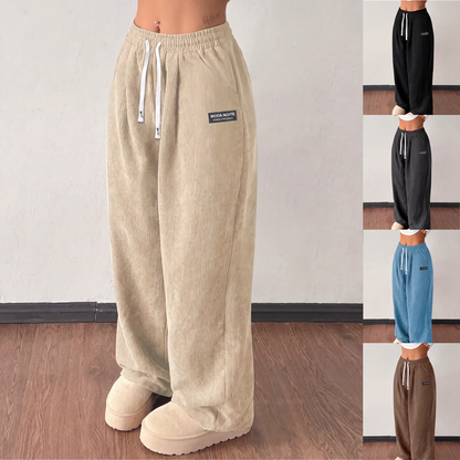 🤎 DÊ UM TEMPO NO JEANS | Calça Feminina de Veludo Cotelê -50%