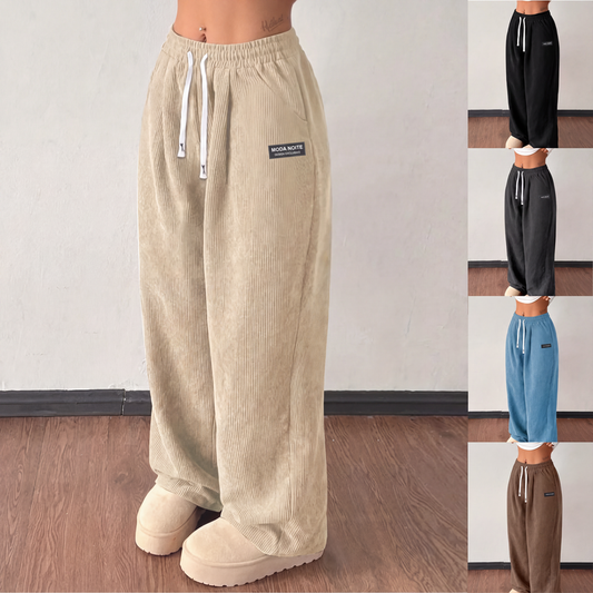 🤎 DÊ UM TEMPO NO JEANS | Calça Feminina de Veludo Cotelê -50%
