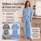 ☁️ CONFORTO QUE SAI DE CASA | Conjunto Feminino Waffle 2 Peças -50%