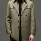 🧥 ELEGÂNCIA PARA TODA ESTAÇÃO | Trench Coat Masculino com Forro Removível -50%