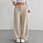 👖 CONFORTO COM ESTILO | Calça Feminina de Cintura Alta e Perna Larga -50%